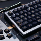 Black Lunar Keycaps | Black Keycaps Set | KeyArtisan